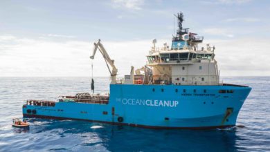 The Ocean Cleanup Vessel
