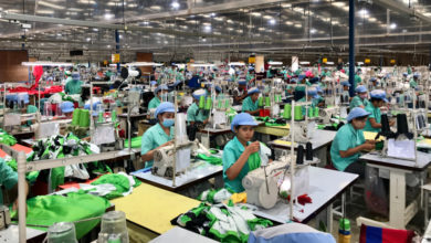 Women in garment factory Cambodia