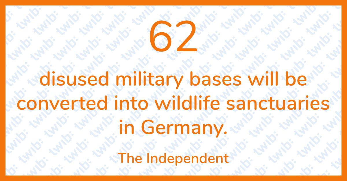 62 disused military bases will be converted into wildlife sanctuaries