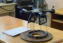 Landmines detecting drone