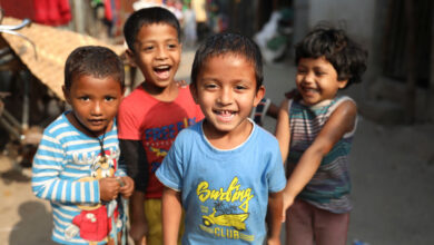Slum Children In Dhaka, Bangladesh