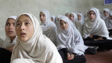 School girls in Primary School in Afghanistan
