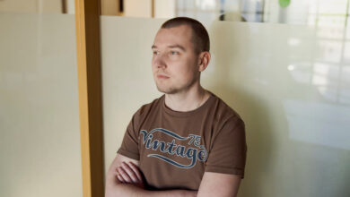 Veli-Matti Vuorenmaa, who went through a suicide-prevention programme in Helsinki