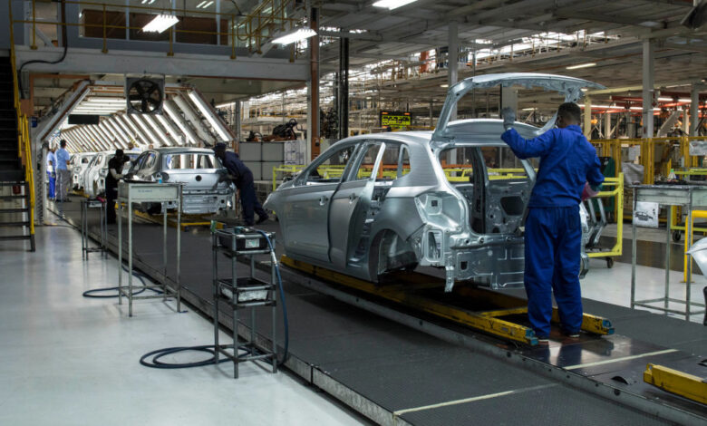 Volkswagen plant in South Africa