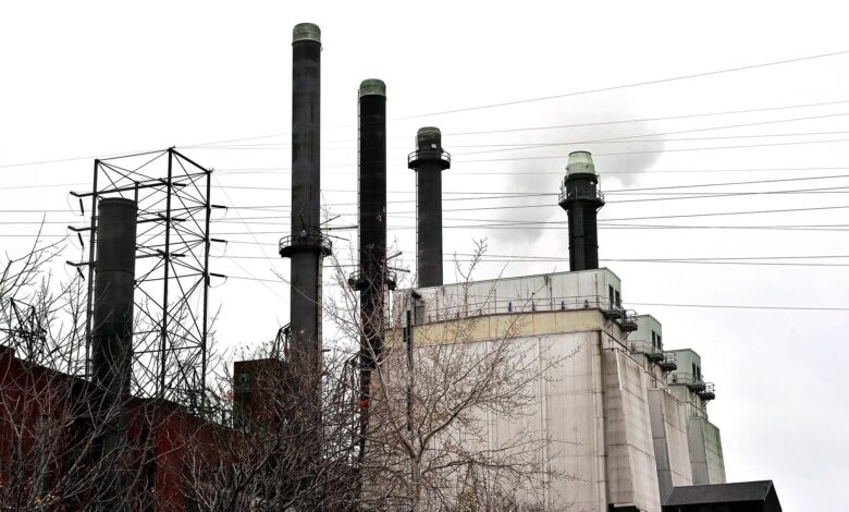 Schiller coal-fired power station in Portsmouth US