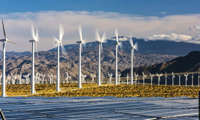 Wind Turbines and Solar Panels