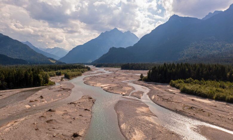free flowing river Austria