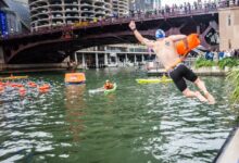 swimming in chicago river
