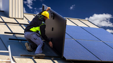 Installation of photovoltaic installations