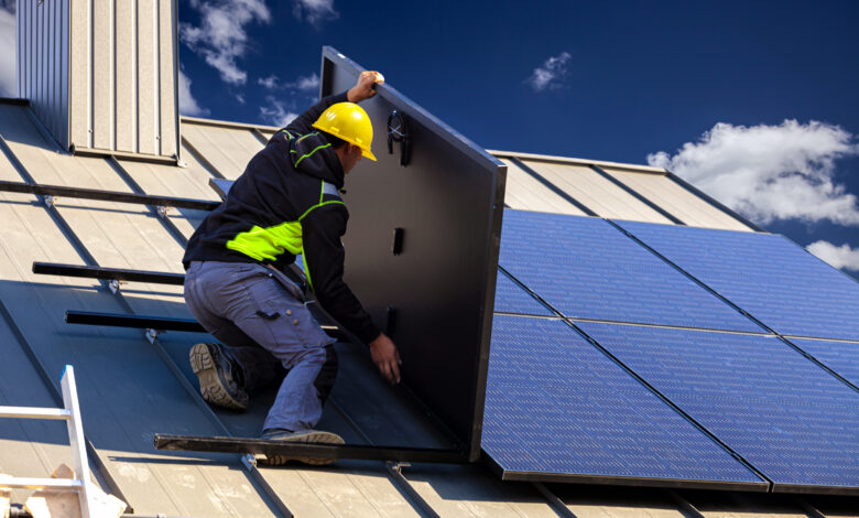 Installation of photovoltaic installations