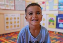 Preschool student in Morocco