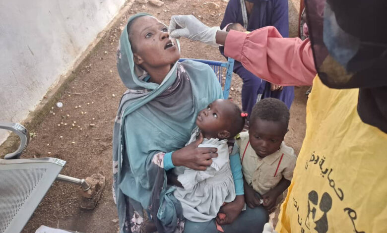 Cholera oral vaccination campaign Sudan