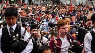Melbourne backpipers