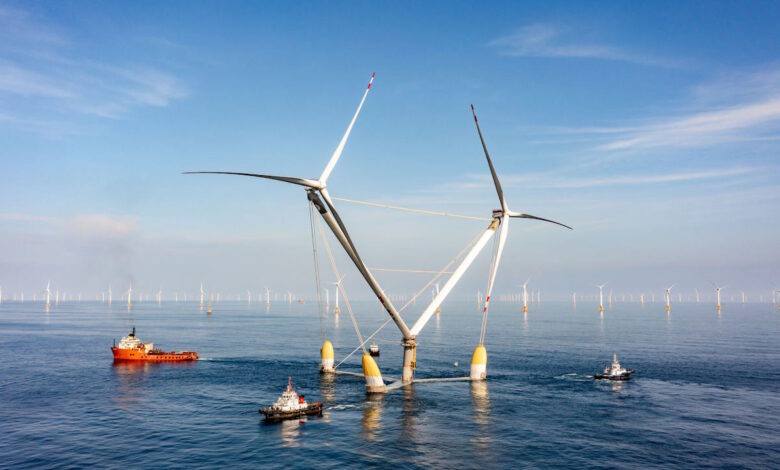 two headed giant wind turbine by China's Ming Yang