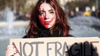 Protesters Demand Elimination Of Violence Against Women