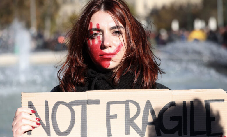 Protesters Demand Elimination Of Violence Against Women