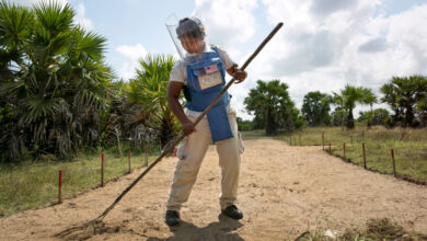 Sri Lankan Women War Survivors Work As De-Miners After The Civil Conflict