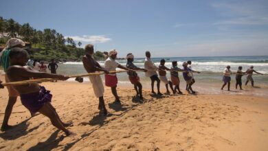 Fishermen in Kerala India
