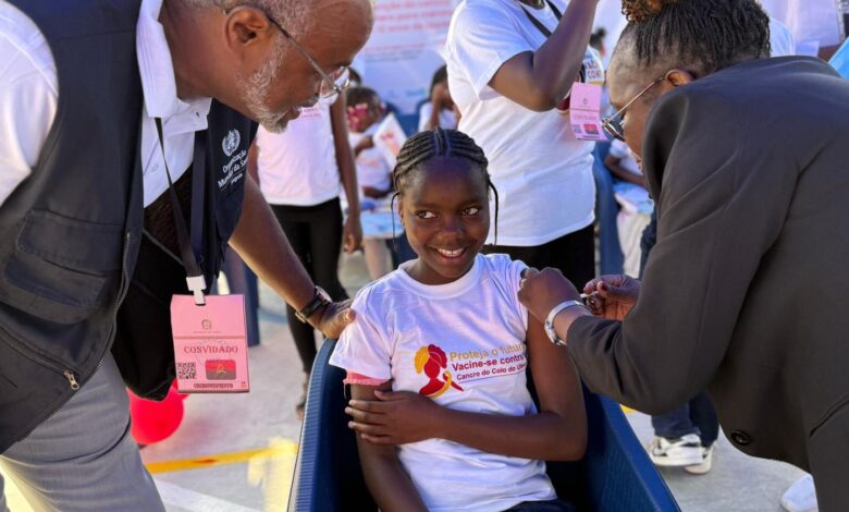 HPV vaccination campaign Angola