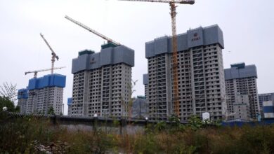 Construction site in China