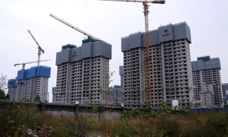 Construction site in China