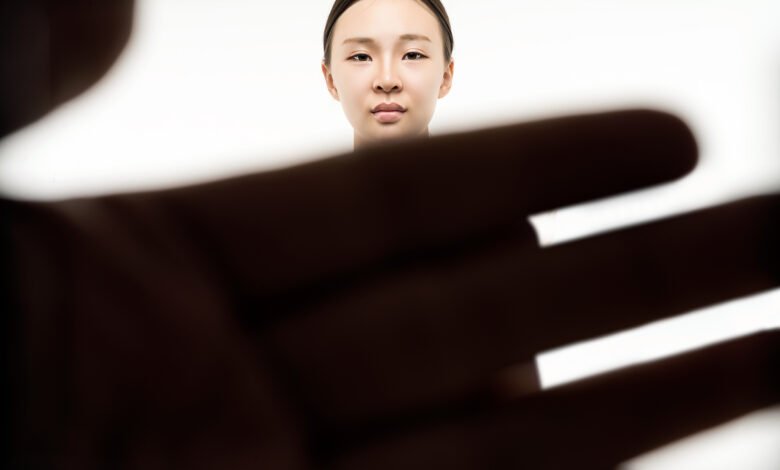 Young Woman and gesture