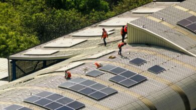 Noida metro solar panel installation, India