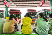 Vietnam, Saigon, Ho Chi Minh ville, bus station
