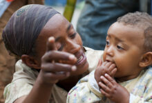 Ethiopian mother and child