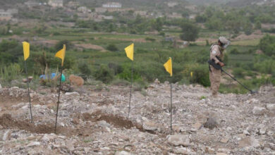 mine clearing in Yemen