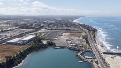 The oceanside Claude “Bud” Lewis Carlsbad desalination plant in San Diego County.