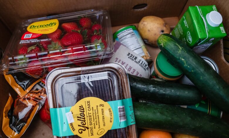 plastic container for food
