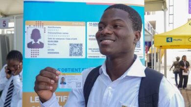 Young beneficiary of the “C’est Moi” card in Benin