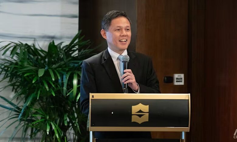 Defence Minister Chan Chun Sing Singapore