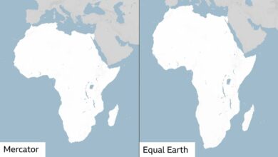 Equal Earth map