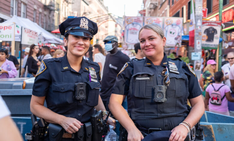NYPD at The Feast of San Gennaro 2024 in Little Italy, NYC
