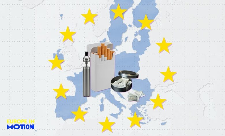 Illustration Smoking in Eu