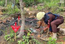 Demining expert Cambodia