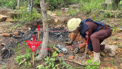 Demining expert Cambodia