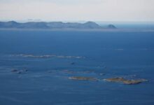 Andfjorden med utsikt til Andøya og Andenes